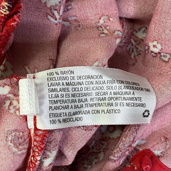 MOSSIMO Supply Co. Red Printed Romper Size Medium - Picture 11 of 12